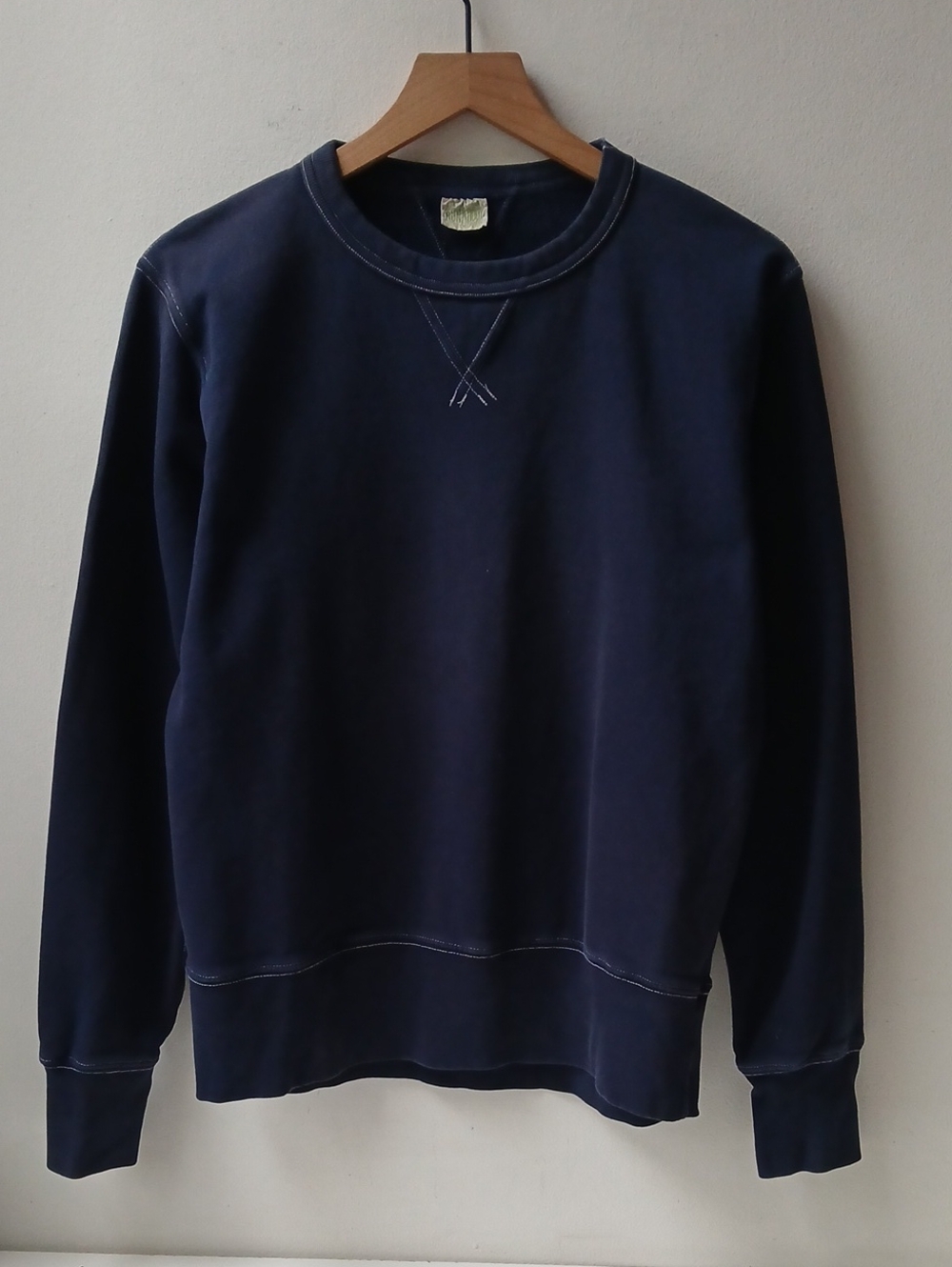 Runabout Goods Crewneck Sweatshirt Navy Blue Men's Medium
